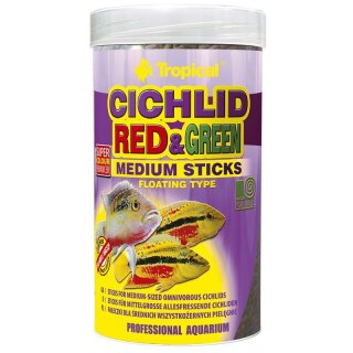 Cichlid Red & Green Medium Sticks 250 ml ( 90 g )